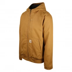 Carhartt Carthartt Men's Golden Brown Vertical Pocket Hooded L/S Jacket (S14)