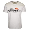 Mens Ellesse Men's White Emilien TMC 7 Italia S/S T-Shirt