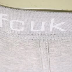 FCUK Men's 3 Pack Grey W/ Grey Strap Boxer Briefs (S01) 13 FCUK Men's 3 Pack Grey W/ Grey Strap Boxer Briefs (S01)