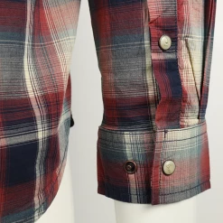 Carhartt Men's Red Navy Cream Plaid Relaxed Fit Snap Front L/S Woven Shirt (S18) New Arrivals 13 Carhartt Men's Red Navy Cream Plaid Relaxed Fit Snap Front L/S Woven Shirt (S18) New Arrivals