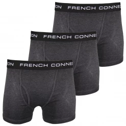 Fcuk, French Connection French Connection Men's Dark Grey & Grey 6 Pack Boxer Briefs New Arrivals