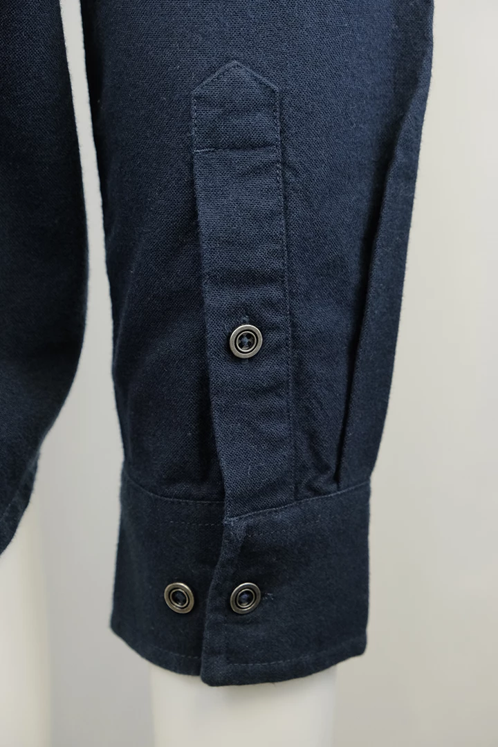 Spotted Clothing PrAna Men's Solid Dark Blue L/S Woven Shirt (S06) 8 Spotted Clothing PrAna Men's Solid Dark Blue L/S Woven Shirt (S06)