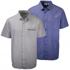 Vans Men's Pipe Dream Striped S/S Woven Shirt