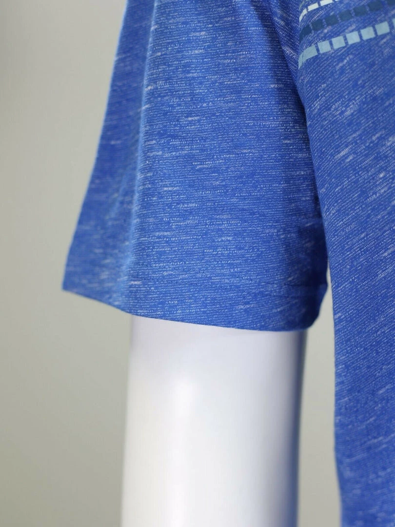 Mens Greg Norman Men's Heather Sea Blue Big Logo S/S T-Shirt (S02) 6 Mens Greg Norman Men's Heather Sea Blue Big Logo S/S T-Shirt (S02)