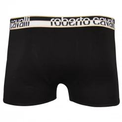 Roberto Cavalli Men's 2 Pack Black Stretch Boxer Briefs Mens