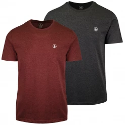 Volcom Men's Circle Blanks Heather S/S T-Shirt (S32)
