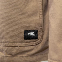 VANS Men's Military Khaki Drill Chore Snap On Button Coat (S01)