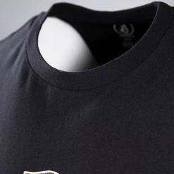 Volcom Men's Black Fossil Shell Loose Fit S/S T-Shirt (S09)