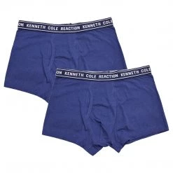 Kenneth Cole Men's 2 Pack Solid Classic Trunks (S06)
