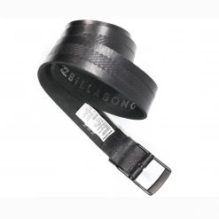 Billabong Men's Black Cow Leather Belt (S10) New Arrivals