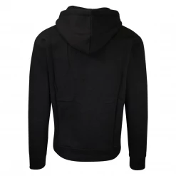 OBEY Men's Black Mock Neck 1/4 Zip Nouvelle L/S Pullover Hoodie (Size Small)