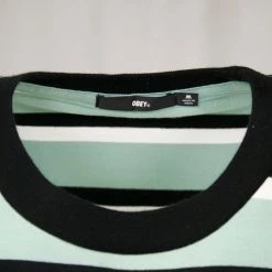 OBEY Men's Jeff Classic Striped S/S T-Shirt (S09) 12 OBEY Men's Jeff Classic Striped S/S T-Shirt (S09)