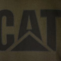 Caterpillar Men's Solid Color 3D Trademark S/S T-Shirt (S01)