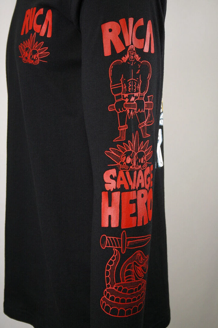 RVCA Men's Barbarian Regular Fit L/S T-Shirt (S12) 13 RVCA Men's Barbarian Regular Fit L/S T-Shirt (S12)