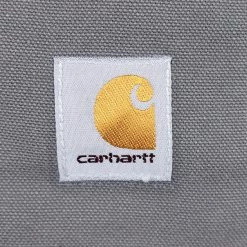Carhartt Men's Gray Flannel Lined Snap On Button Collared L/S Jacket Mens 11 Carhartt Men's Gray Flannel Lined Snap On Button Collared L/S Jacket Mens
