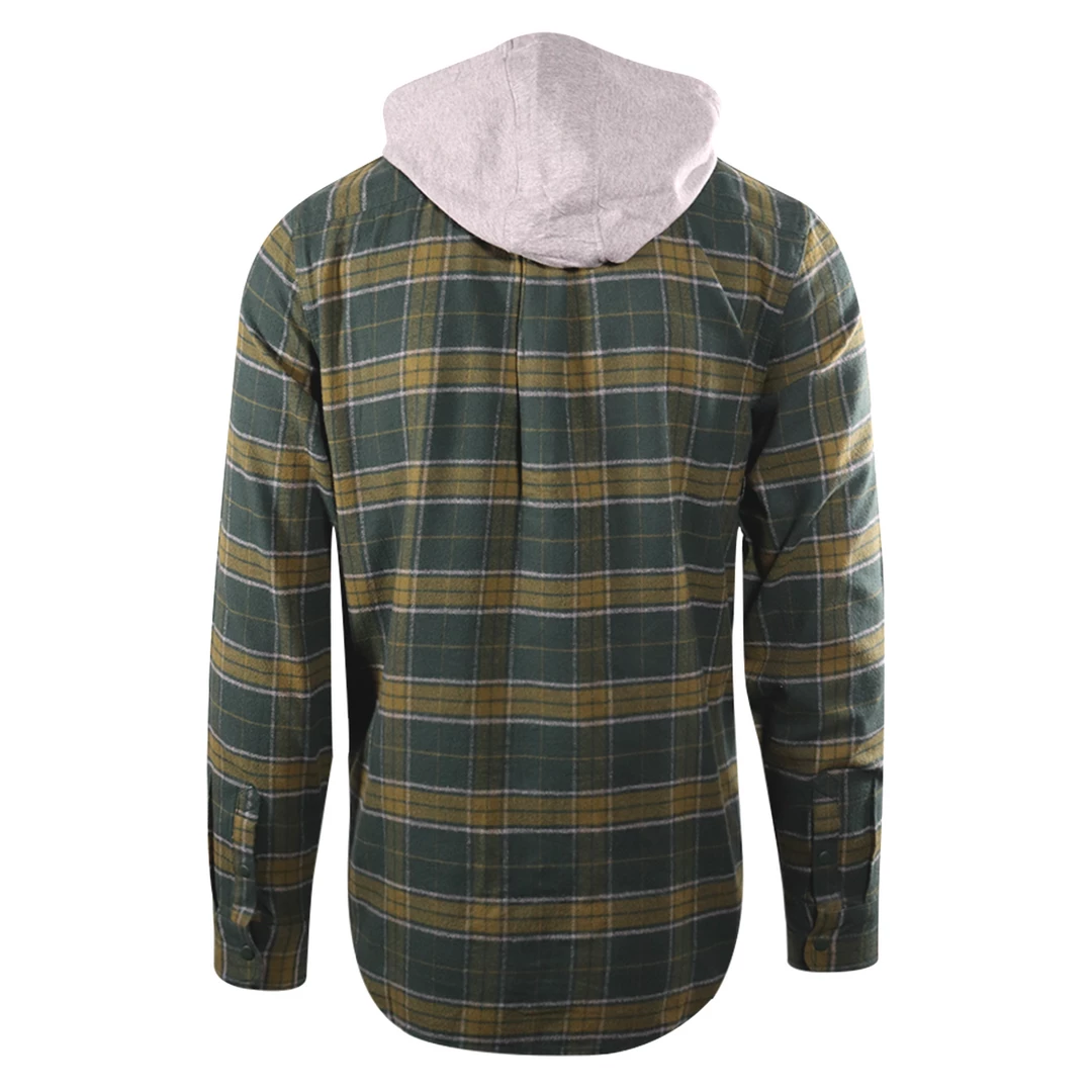 VANS Men's Green Plaid Parkway II Hooded L/S Shirt Jacket New Arrivals 5 VANS Men's Green Plaid Parkway II Hooded L/S Shirt Jacket New Arrivals