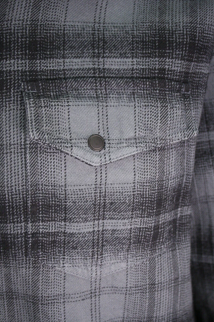 PrAna Men's Turquoise & Black Plaid L/S Flannel Shirt (S44) 6 PrAna Men's Turquoise & Black Plaid L/S Flannel Shirt (S44)