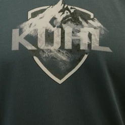 Kuhl Men's Marine Blue Logo Klassik Fit Born In The Wild S/S T-Shirt