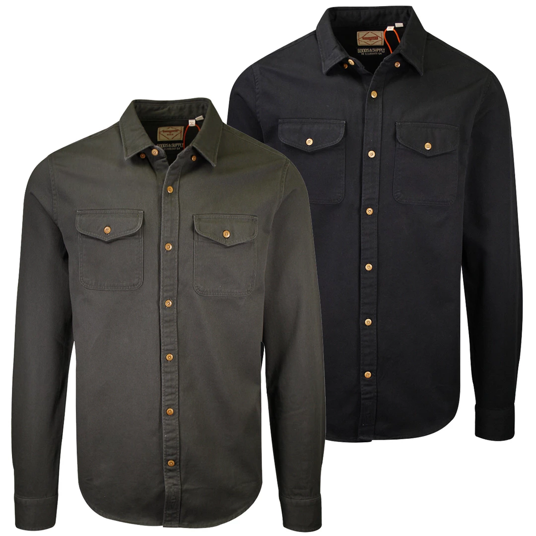 Superdry Men's Classic Twill Commuter L/S Woven Shirt 3 Superdry Men's Classic Twill Commuter L/S Woven Shirt