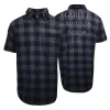 Harley-Davidson Men's Navy Box Plaid S/S Woven Shirt (S04)