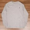 Spotted Clothing Polo Ralph Lauren Boy's Heather Grey Cotton Jersey Crew Neck L/S T-Shirt