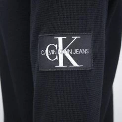 Calvin Klein Men's Black Crewneck Knit L/S Pullover Sweater (S05) Mens