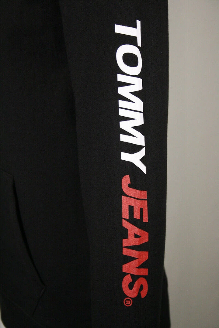 Tommy Hilfiger Tommy Jeans Men's Essential Graphic Pull Over Hoodie 12 Tommy Hilfiger Tommy Jeans Men's Essential Graphic Pull Over Hoodie