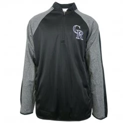 G-III Sports By Carl Banks Men's MLB Two Tone 1/3 Zip Sweater