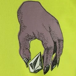 New Arrivals Volcom Men's Fluorescent Yellow Stone Purple Hand S/S T-Shirt (S46) 13 New Arrivals Volcom Men's Fluorescent Yellow Stone Purple Hand S/S T-Shirt (S46)