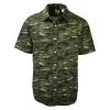 Levi's Men's Green Camouflage S/S Woven Shirt 2 Levi's Men's Green Camouflage S/S Woven Shirt