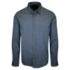 PrAna Men's Dark Sky Blue Solid L/S Woven Shirt (S78) 1 PrAna Men's Dark Sky Blue Solid L/S Woven Shirt (S78)