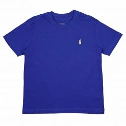 Polo Ralph Lauren Toddler Indigo - Yellow Pony Round Neck S/S T-Shirt (S02)