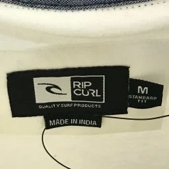 Rip Curl Men's Thornton White S/S Polo Shirt (Retail $35) Size Large