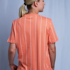 FILA Women's Coral Vertical Striped S/S T-Shirt