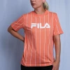 FILA Women's Coral Vertical Striped S/S T-Shirt