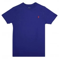 Polo Ralph Lauren Kid's True Blue Red Classic Round Neck S/S T-Shirt
