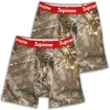Supreme Men's 100% Authentic 2 Pack Camo Boxer Briefs Mens