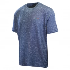 Greg Norman Men's Heather Navy S/S T-Shirt (S01E)