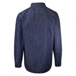 Harley-Davidson Men's Navy Denim L/S Woven Shirt (S41) 10 Harley-Davidson Men's Navy Denim L/S Woven Shirt (S41)