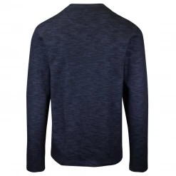 GUESS Men's Dunston Henley L/S T-Shirt (Retail $39.99) S01