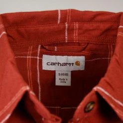 Carhartt Women's Large Lined Plaid L/S Woven Shirt (S03)