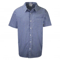 Columbia Men's Rapid Rivers II Solid Box Plaid S/S Shirt (Retail $40)
