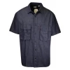 Levi's Men's Navy Blue Denim S/S Woven Shirt (Retail $54.50) S04 2 Levi's Men's Navy Blue Denim S/S Woven Shirt (Retail $54.50) S04