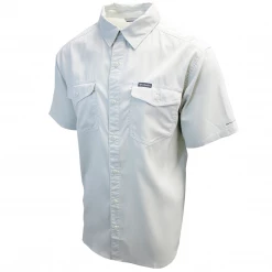 Columbia Men's Pixel Utilizer II Solid Short Sleeve Shirt (Size S)