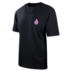 Volcom Men's Black Space Goolz Loose Fit S/S T-Shirt (S17)