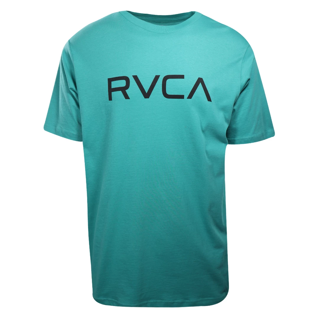 RVCA Men's Light Teal Classic Text Regular Fit S/S T-Shirt (S23) 3 RVCA Men's Light Teal Classic Text Regular Fit S/S T-Shirt (S23)