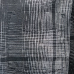 PrAna Men's Black Charcoal Grey Plaid S/S Woven Shirt (S15)