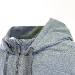 Greg Norman Men's HTH D.Grey Technical Performance 1/4 Zip Pullover Hoodie (S02)