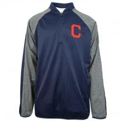 G-III Sports By Carl Banks Men's MLB Two Tone 1/3 Zip Sweater