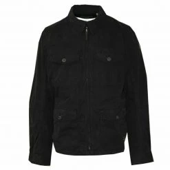 O'Neill Men's Black L/S Light Canvas Field Jacket